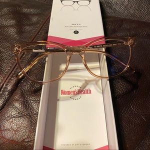 Women's Blue Light Blocking Glasses - DIFF Eyewear FOCUS in Vintage Crystal